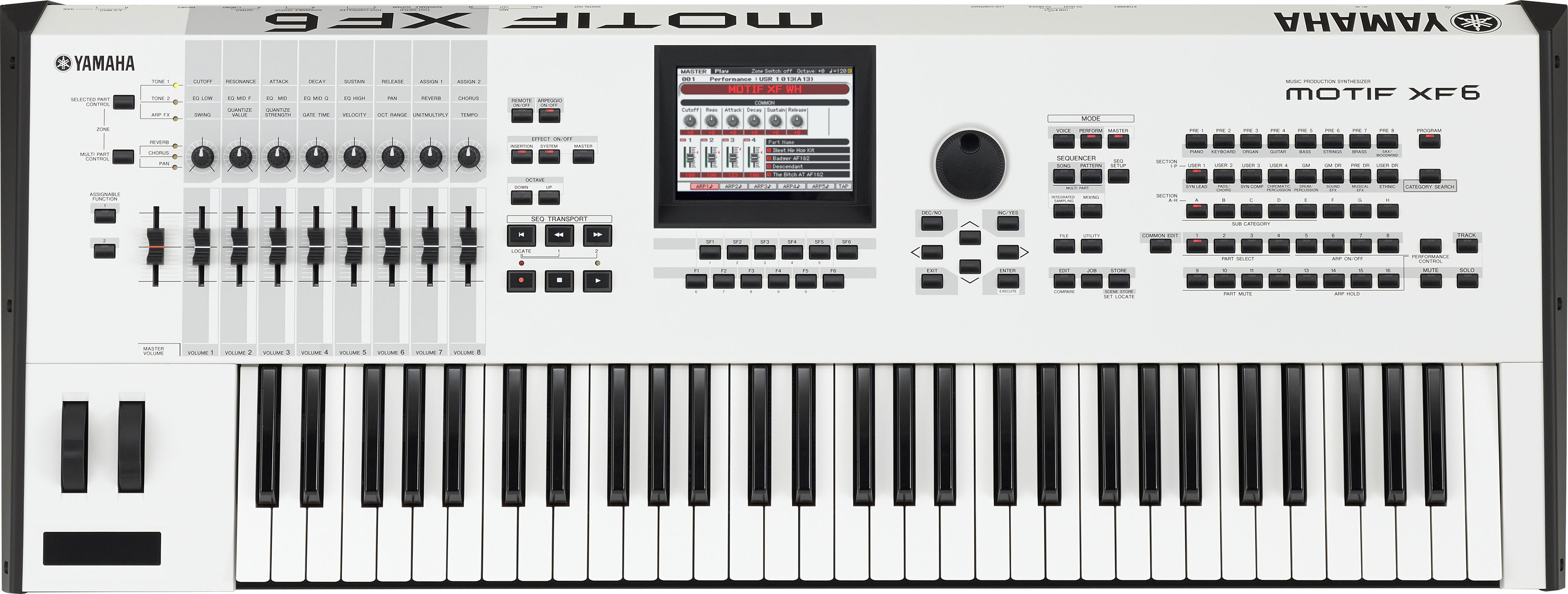 MOTIF XF WH - Overview - Synthesizers - Products - Keyboard