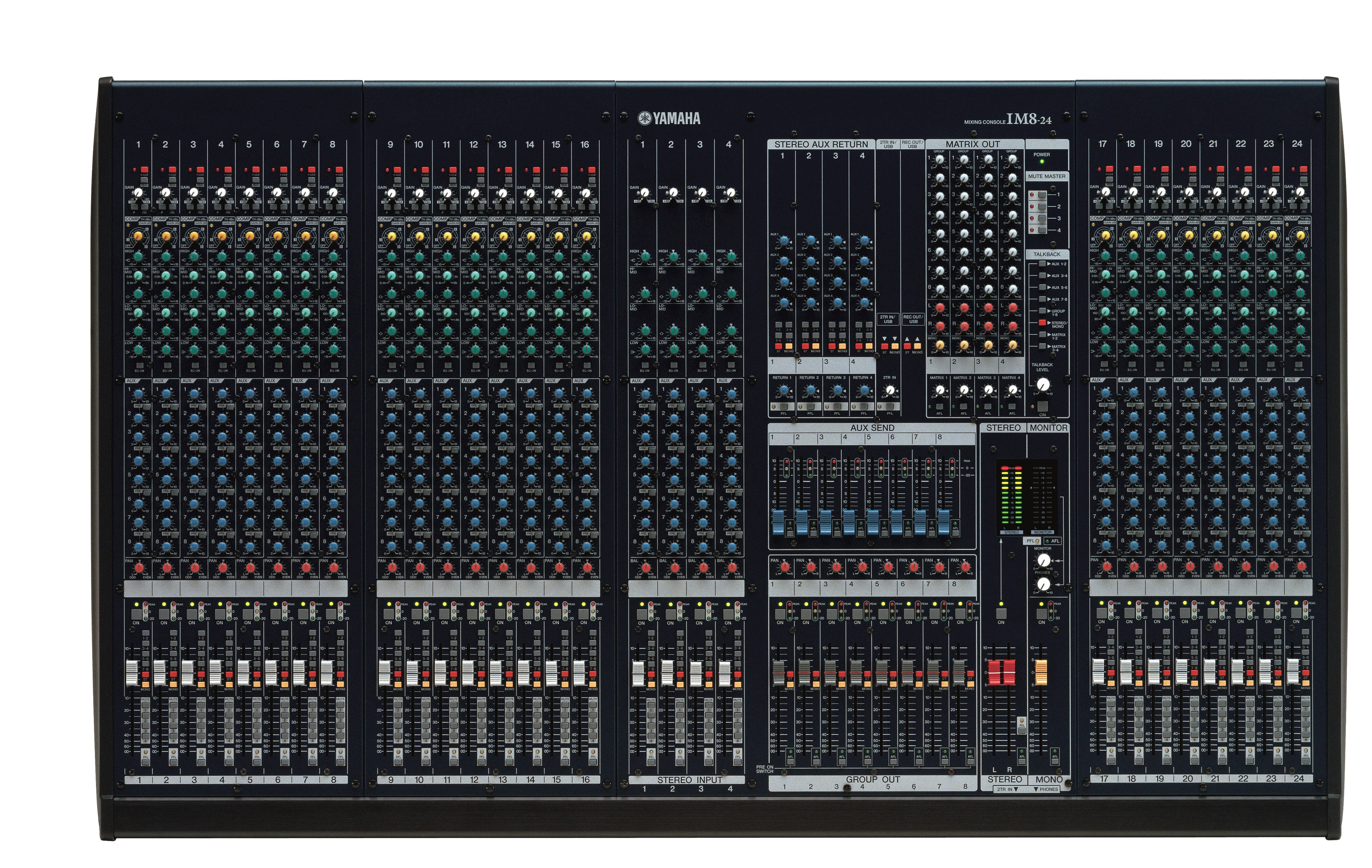 IM8 - Specs - Mixers - Products - Audio - Yamaha - Business