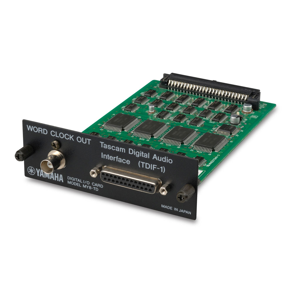 Digital Cards - Overview - Interfaces - Products - Audio - Yamaha