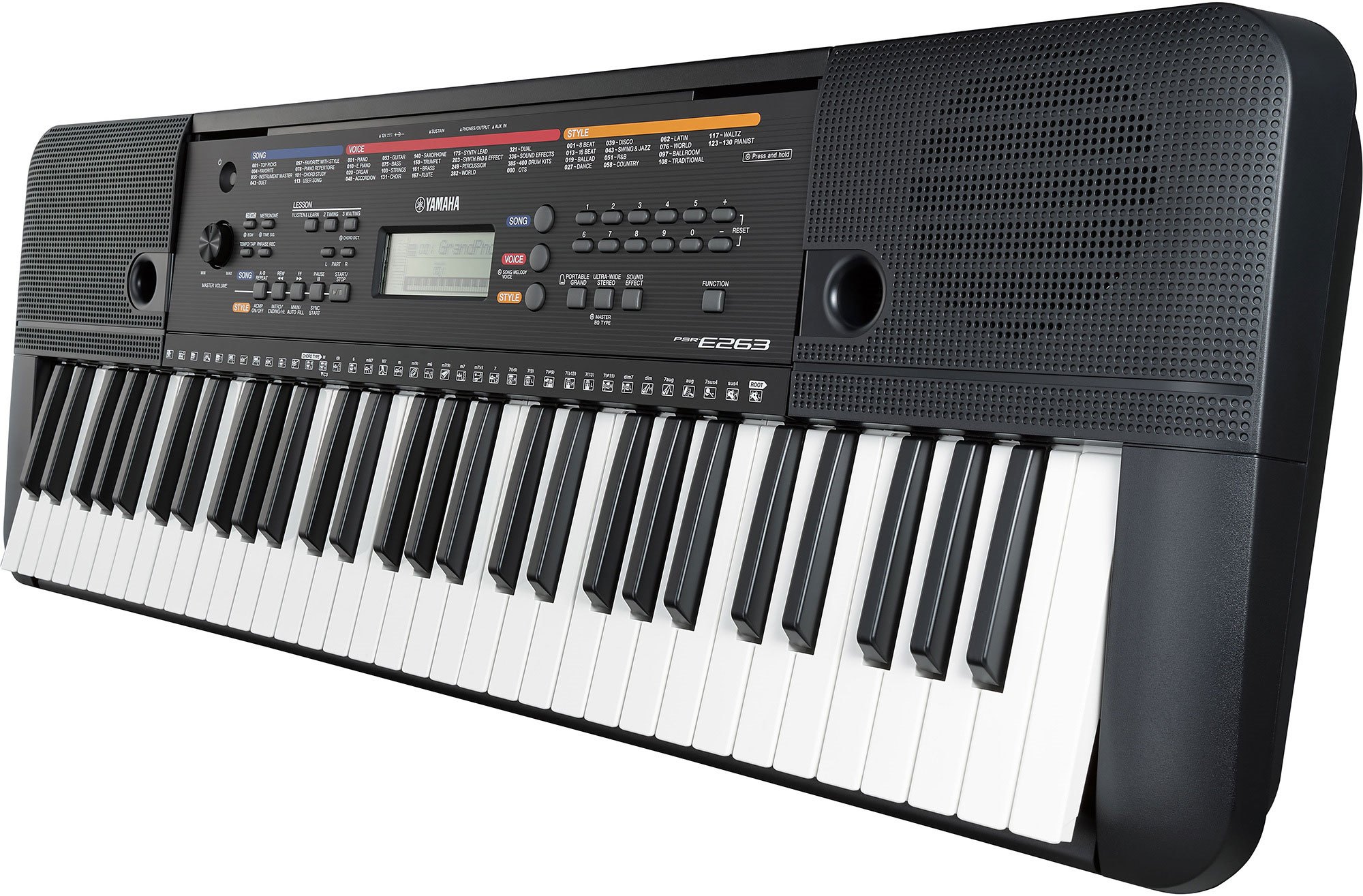 psr-e263-overview-portable-keyboards-keyboard-instruments-musical-instruments-products