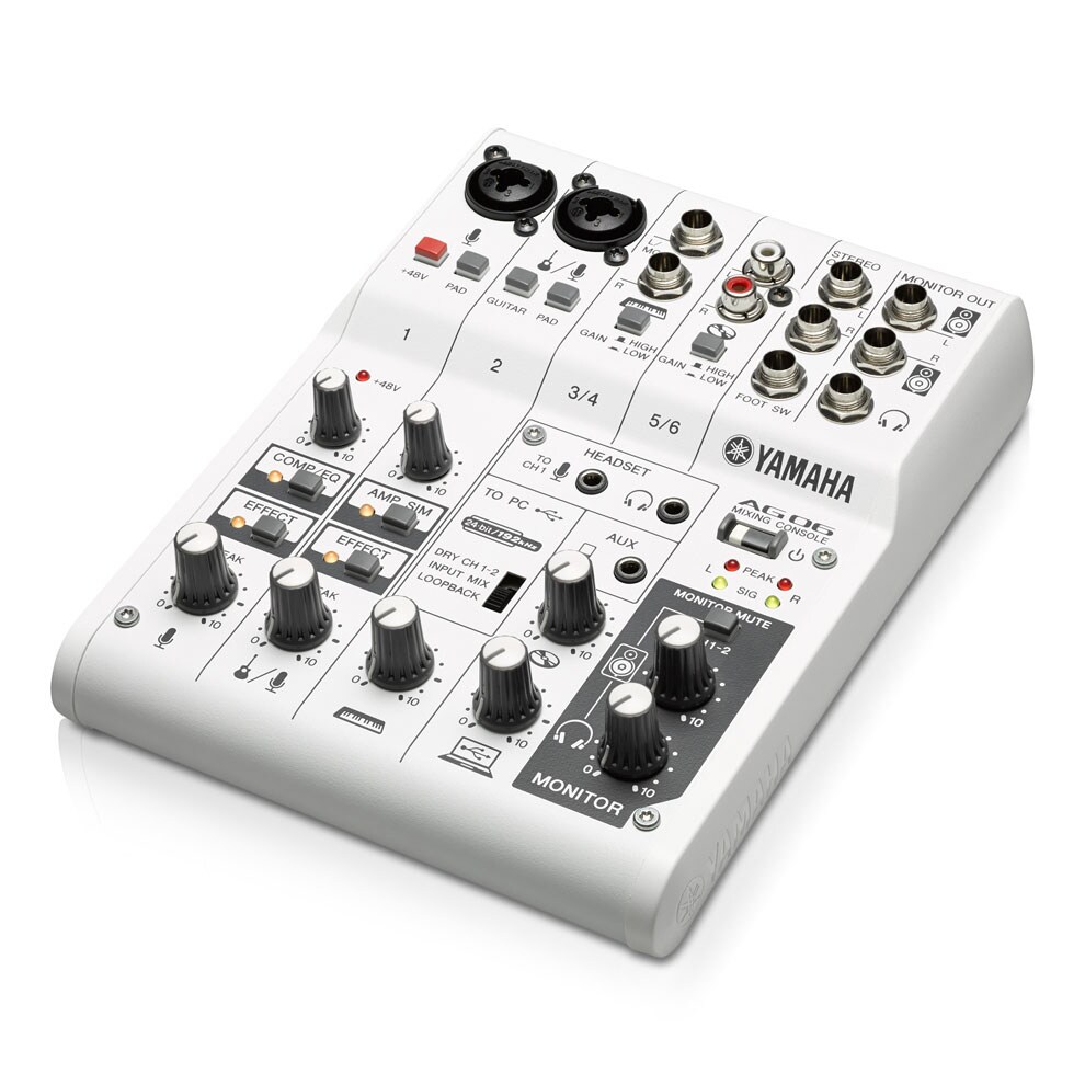 ヤマハ YAMAHA AG03 MK2 W LSPK ライブストリーミングパック