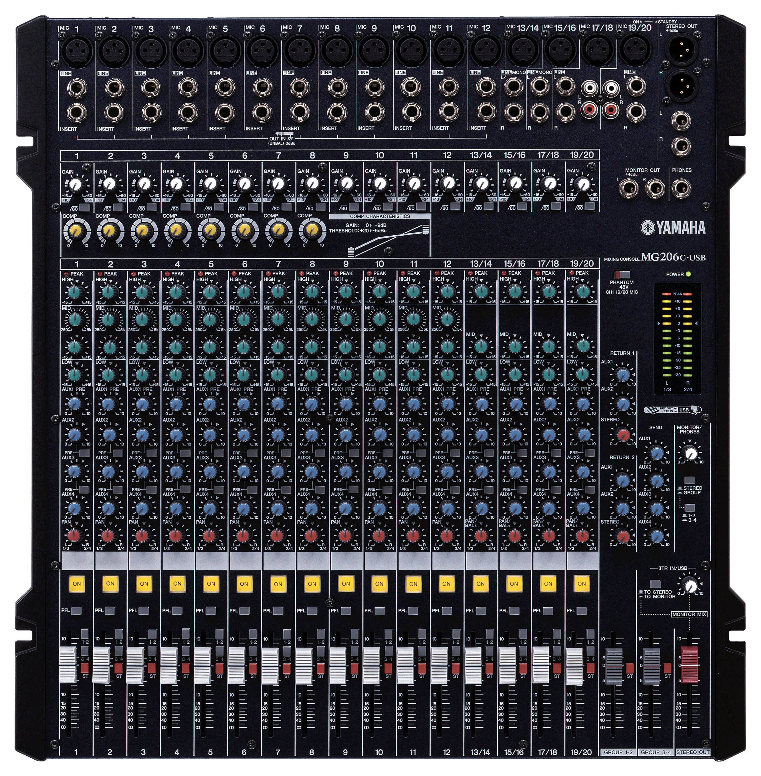 MG Series (USB Models) - Overview - Mixers - Professional Audio - Products  - Yamaha - Other European Countries