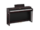 Diagonal side view of the Yamaha Clavinova CLP-825R