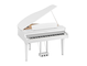 Diagonal side view of the Yamaha Clavinova CLP-895GPWH