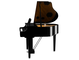 Side view of the Yamaha Clavinova CLP-895GP