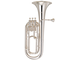 Material: Yellow brass, Finish: Silver-plated