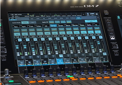 Yamaha Digital Mixing Console DM7: "Assist" lets you focus your creativity