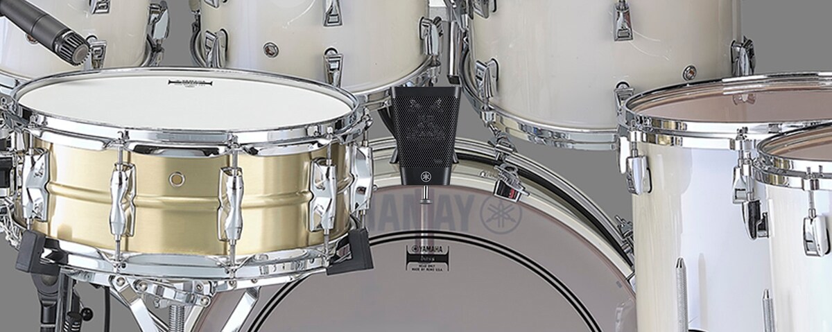 Scene showing the DSU50 mounted on a bass drum hoop