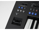 View of the joystick, assignable and articulation buttons on the Genos2 control panel