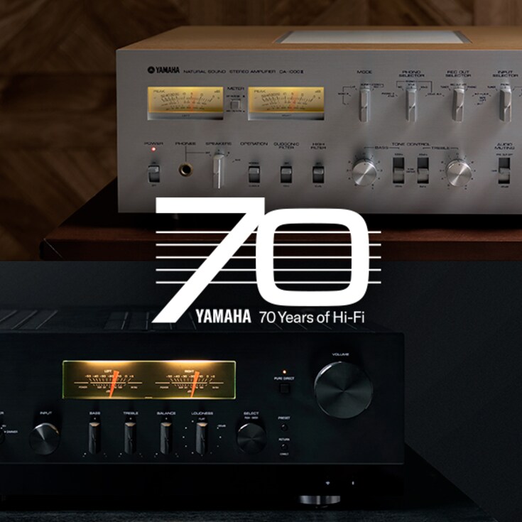 Main visual of Yamaha HiFi 70th Anniversary