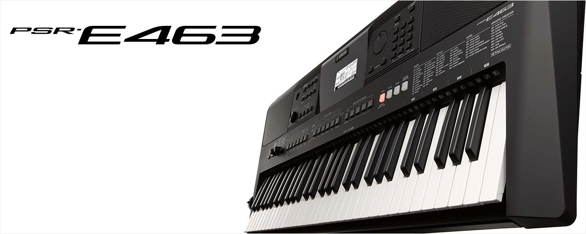 PSR-E463 - Overview - Portable Keyboards - Keyboard