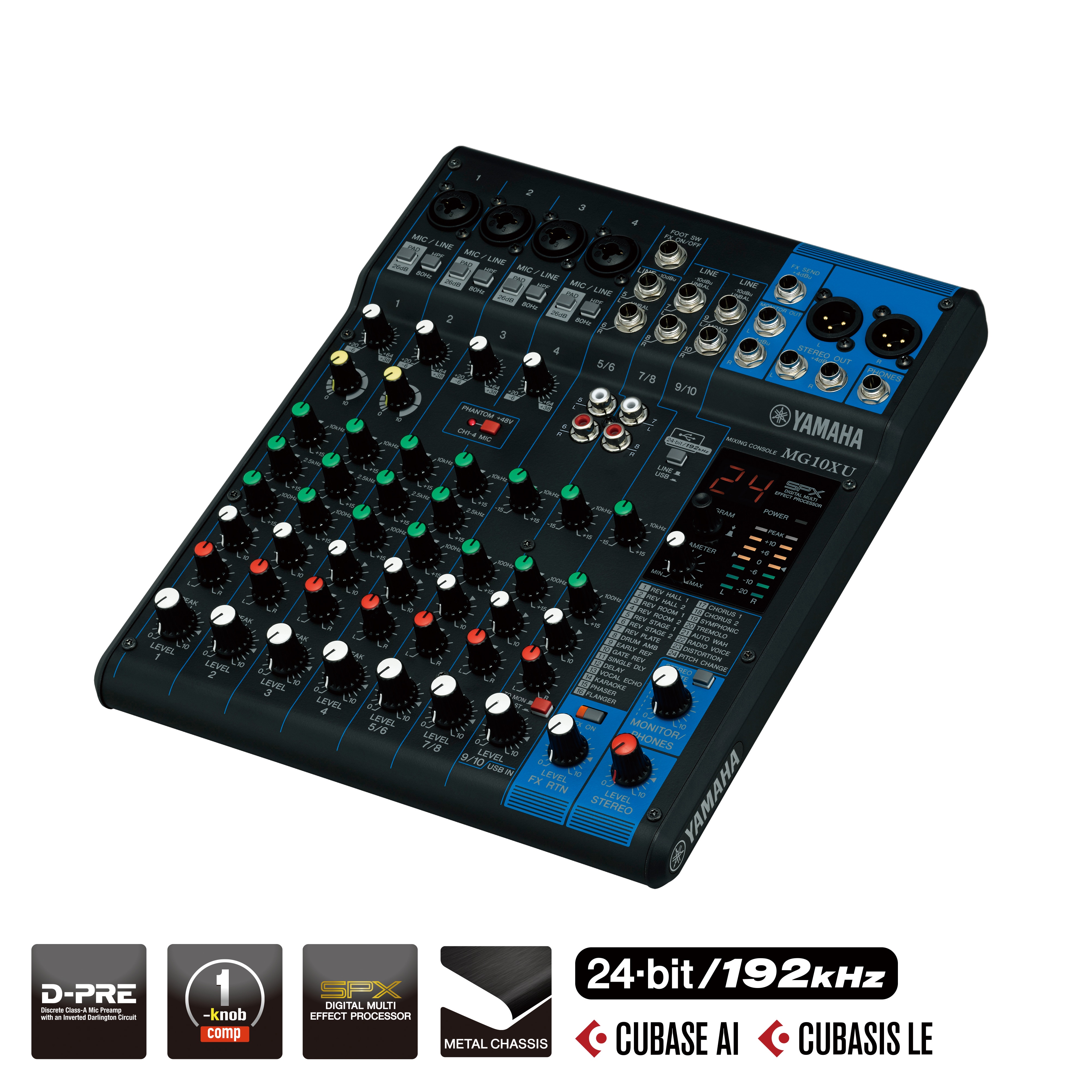 MG Series - Overview - Mixers - Products - Audio - Yamaha