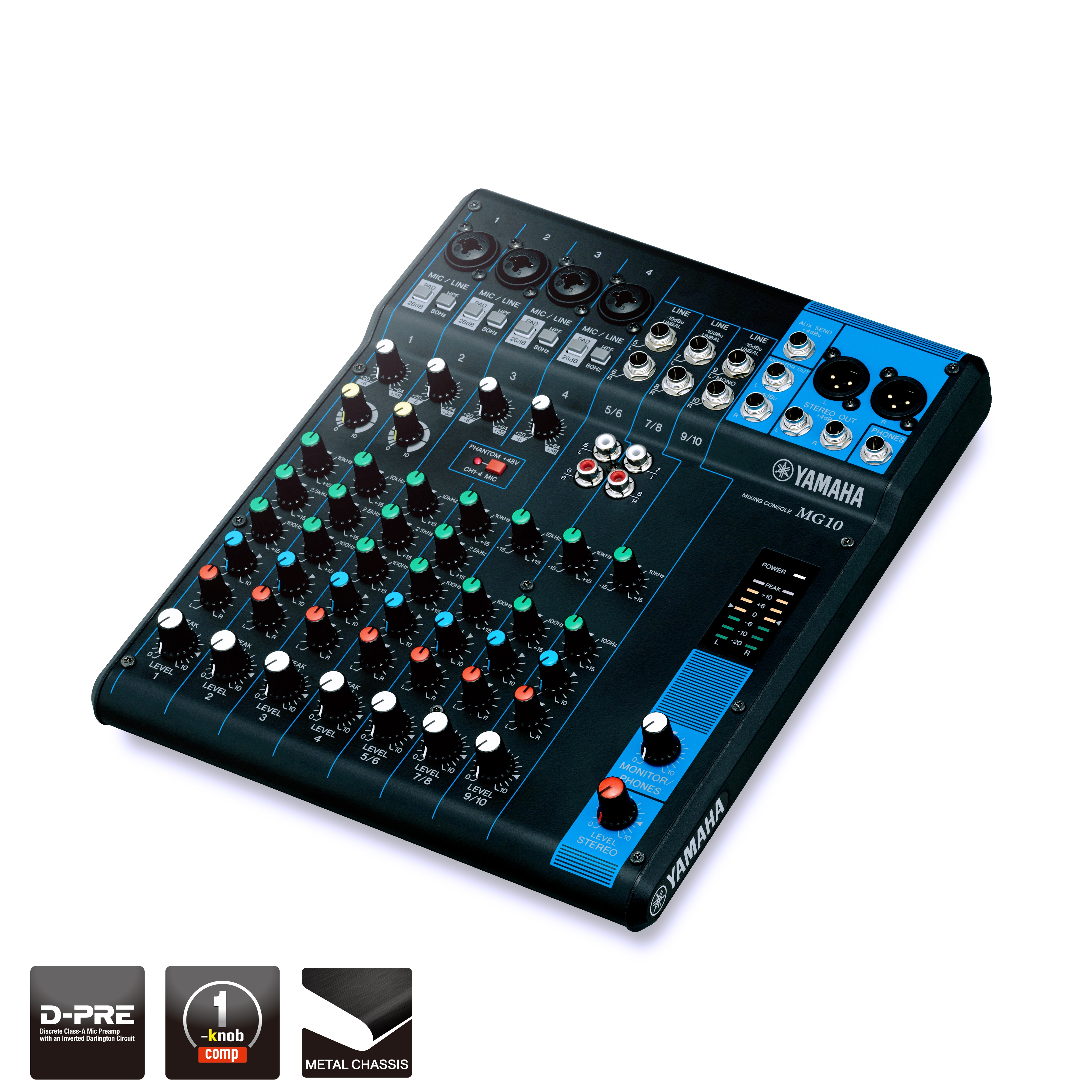 MG Series - Specs - Mixers - Products - Audio - Yamaha
