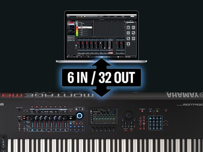 USB MIDI and multichannel audio interface