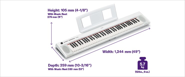 大阪買付YAMAHA piaggero NP-32WH 鍵盤楽器