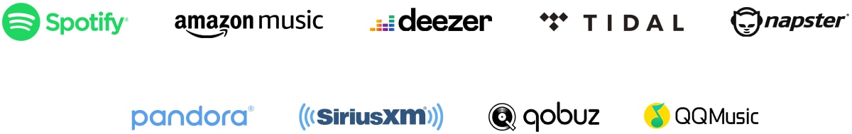 Music streaming services logo