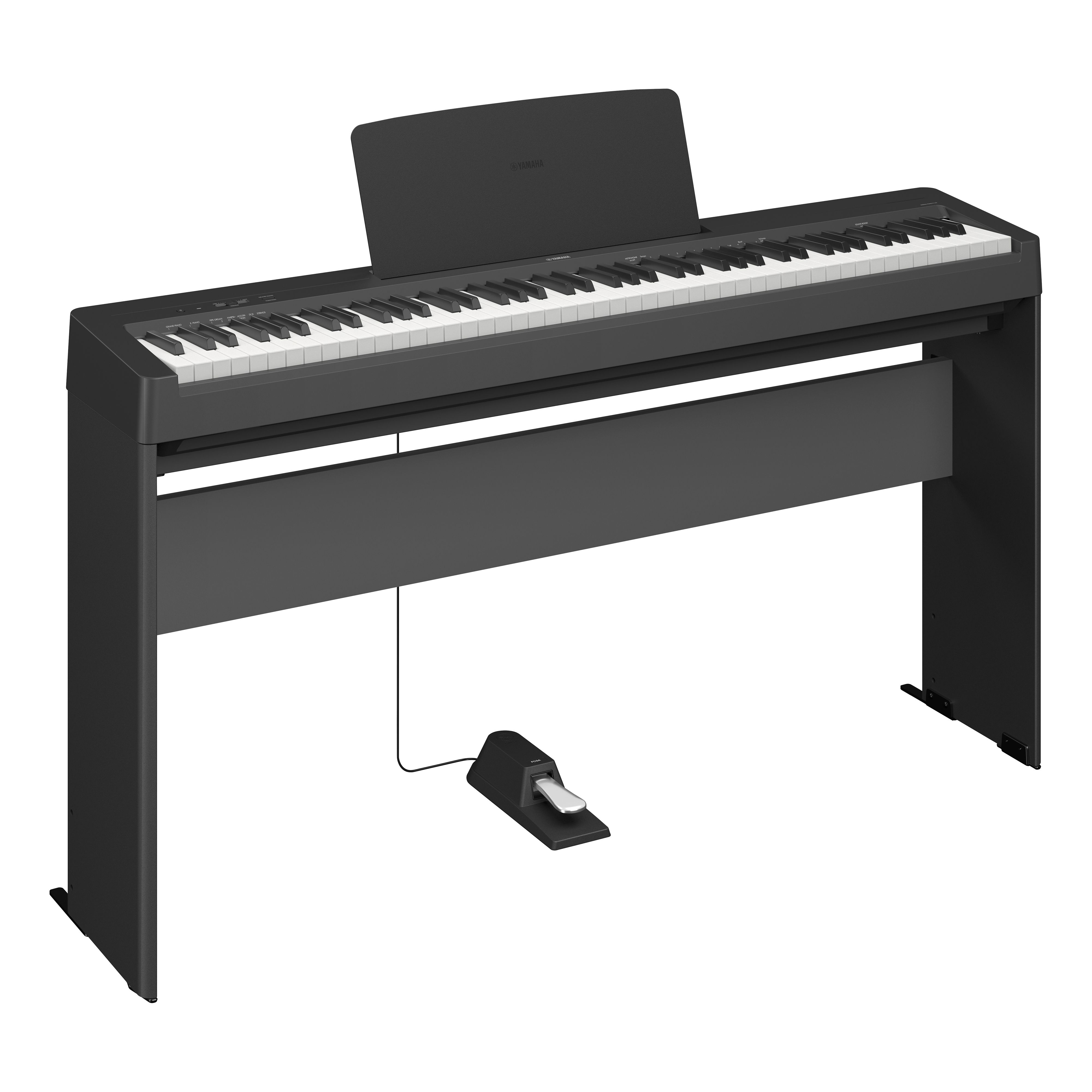 Yamaha P145 Piano Numérique avec Pack X Frame, Noir