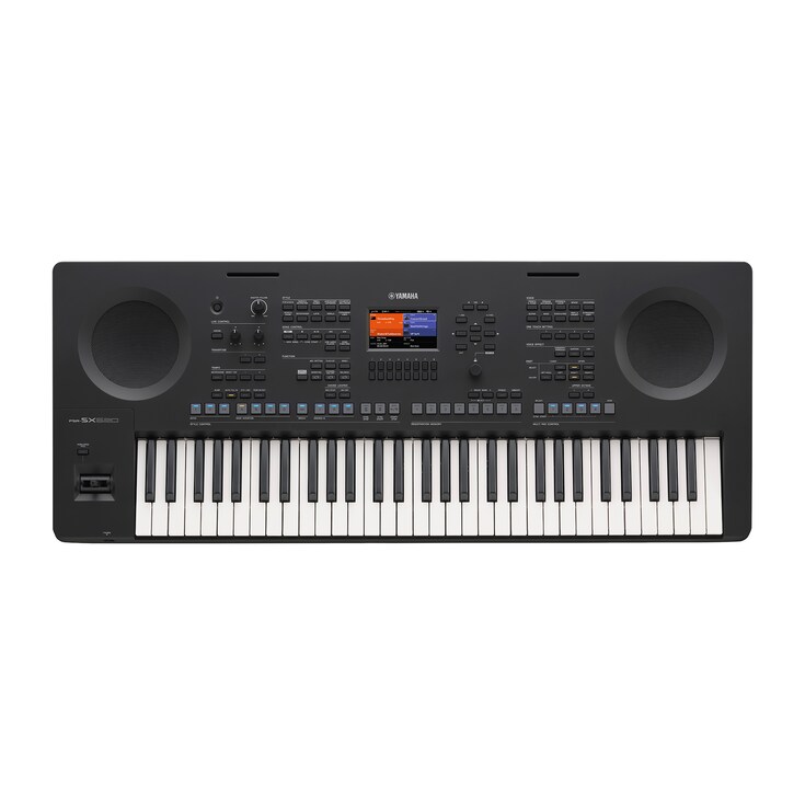 Yamaha Arranger Workstation PSR-SX620 overhead view