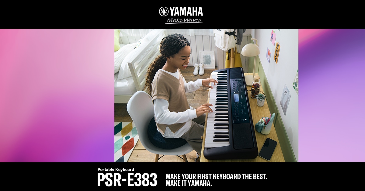 PSR-E383 - Specs - Portable Keyboards - Keyboard Instruments 