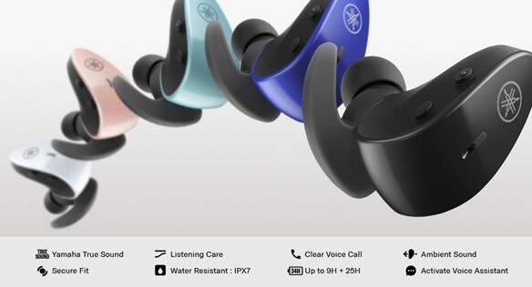 Yamaha announces TW-ES5A True Wireless Sports earbuds delivering