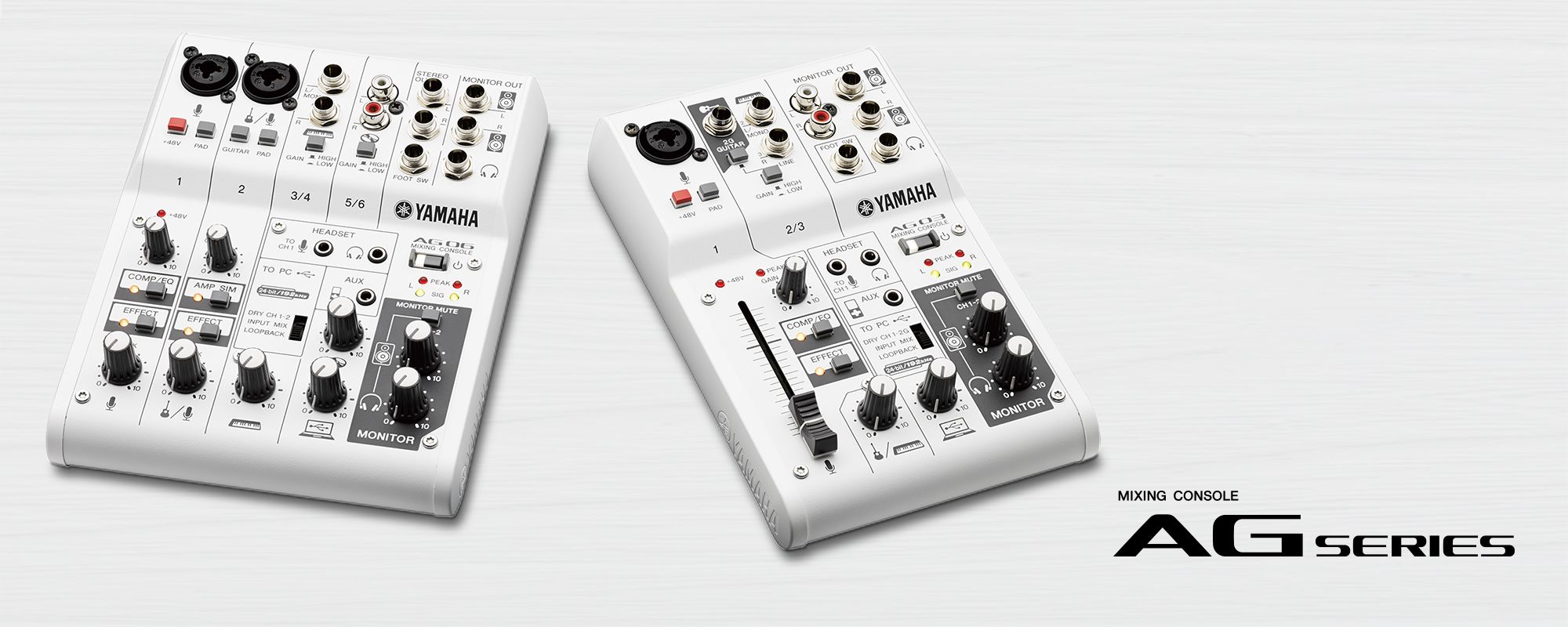 AG06 / AG03 - Specs - Interfaces - Synthesizers & Music Production 