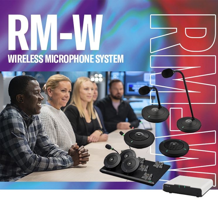 RM-W - Overview - Microphone Systems - Unified Communications - Products -  Yamaha - Other European Countries