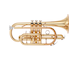 Bell: Yellow brass, Finish: Gold lacquer