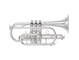 Bell: Yellow brass, Finish: Silver-plated
