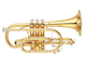 Bell: Yellow brass, Finish: Clear lacquer