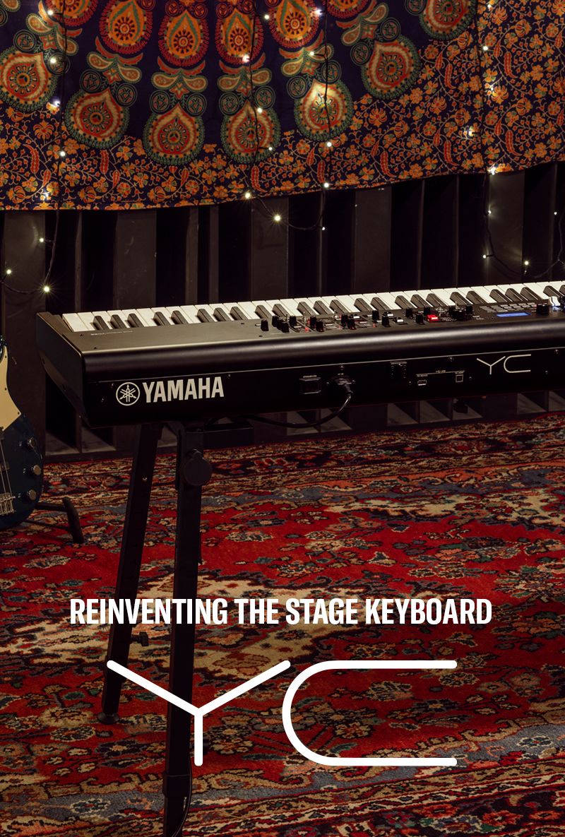 Yamaha YC61 Stage Organ Keyboard Piano Synthesizer Black