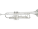 Bell: Yellow brass, Finish: Silver-plated