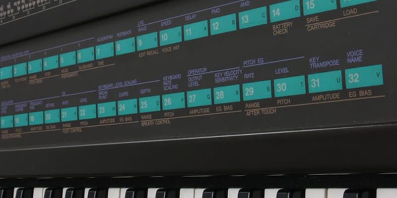 Yamaha Synthesizer Design banner