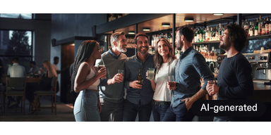 AI-GENERATED - Scene image of Bars