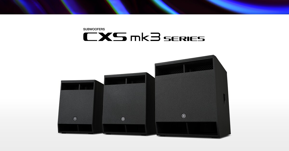 CXS mk3 Series - Overview - Speakers - Products - Portable PA