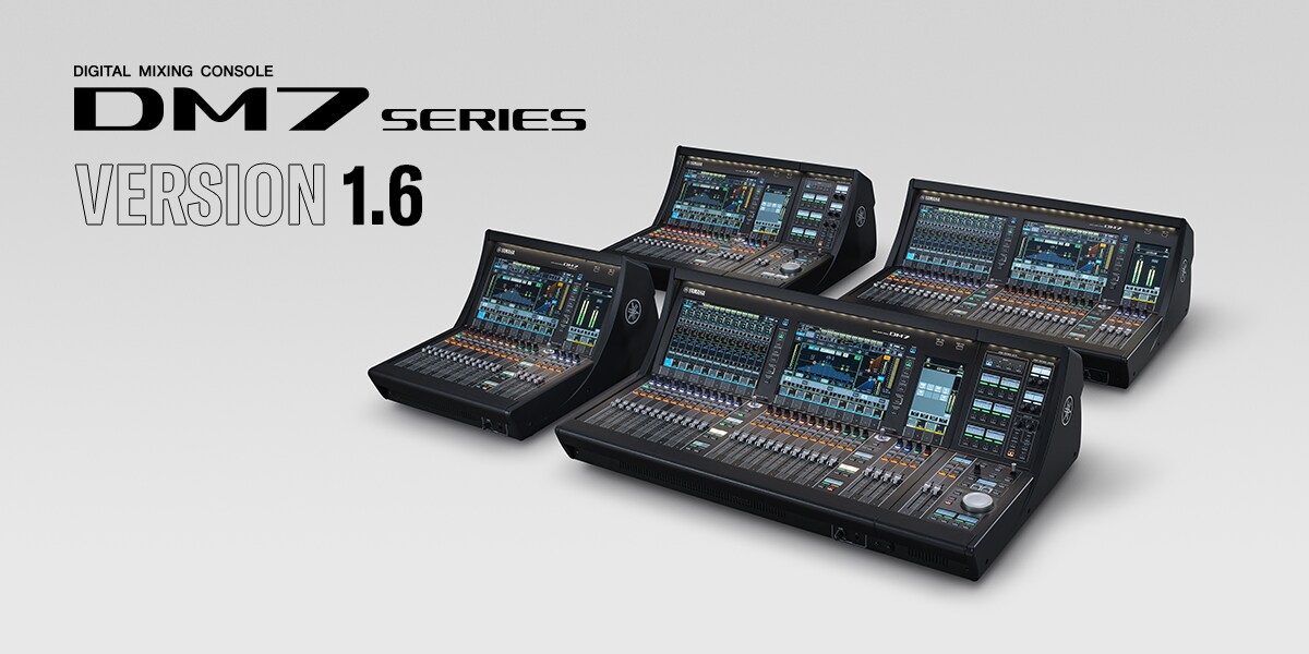New Firmware and PY64-D Dante Interface Card for Yamaha DM7 Series