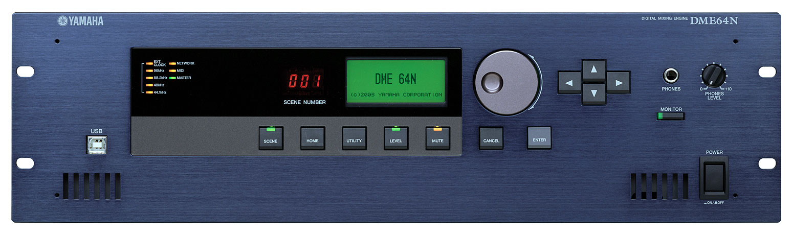 YAMAHA DME64N 【プロセッサー】 DME24N, DME64N - Features - Processors - Professional Audio