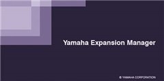 Yamaha Expansion Manager for MAC