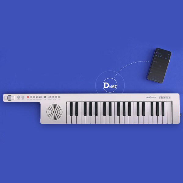 Yamaha sonogenic SHS-300WH ホワイト Yamaha SHS-300 SonoGenic Mini Keytar White Blue 37 Keys with