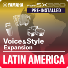 Latin America (Pre-installed Expansion Pack - Yamaha Expansion Manager compatible data)