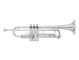 Bell: Yellow brass, Finish: Silver-plated