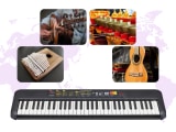 Yamaha PSR-F52 Digital Keyboard, Black - Worldshop