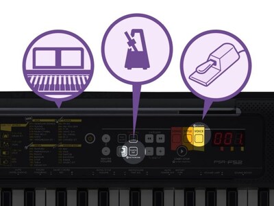 PSR-F52 - Overview - Portable Keyboards - Keyboard Instruments
