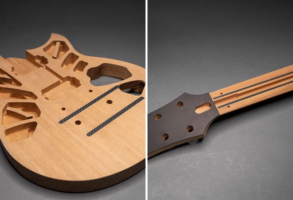 chambered body guitar