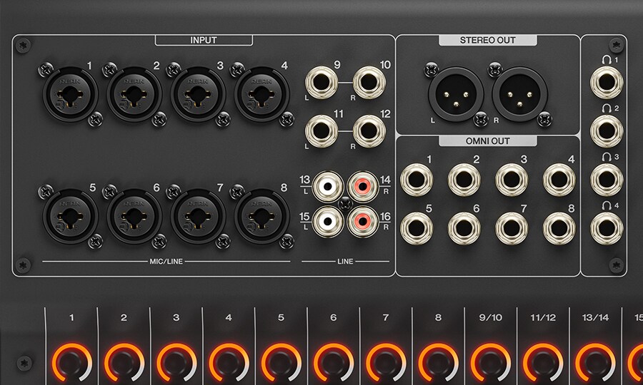 MGX16 - Overview - MGX Series - Mixers - Products - Portable PA