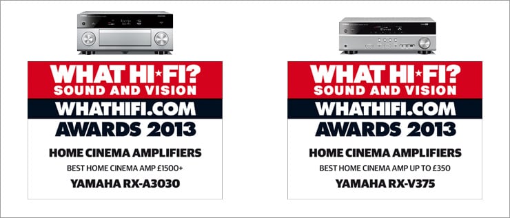 Two more gongs for Yamaha at the 2013 What Hi-Fi Awards - Yamaha