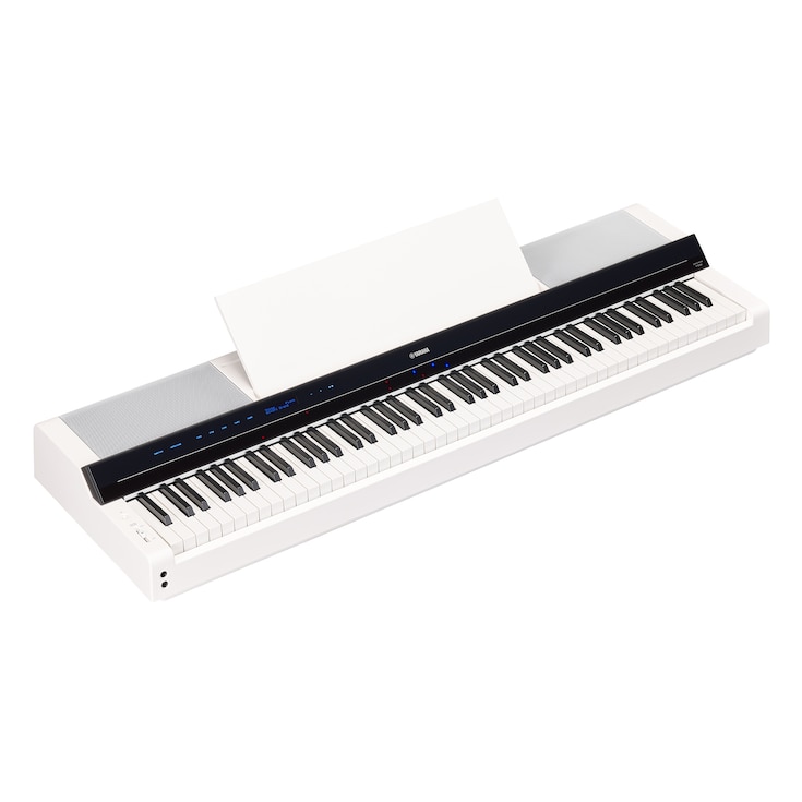 Diagonal side view of the P-S500WH (white model)