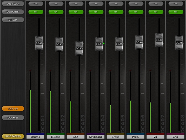 DCA (Long Faders)