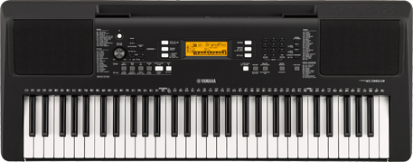 32fache Polyphonie Yamaha PSR-E263 Keyboard mit 61 Tasten mit Keyboardschule 
