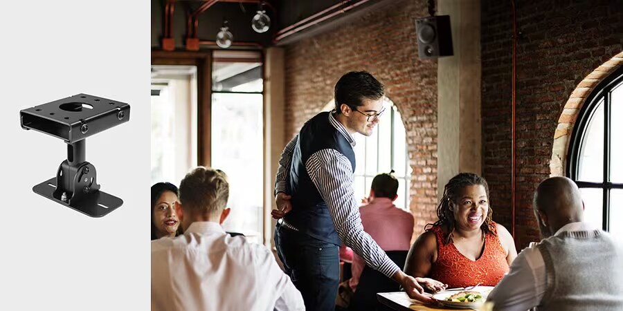 Yamaha Powered Monitor Speaker MSP3A for background music in restaurants and cafes