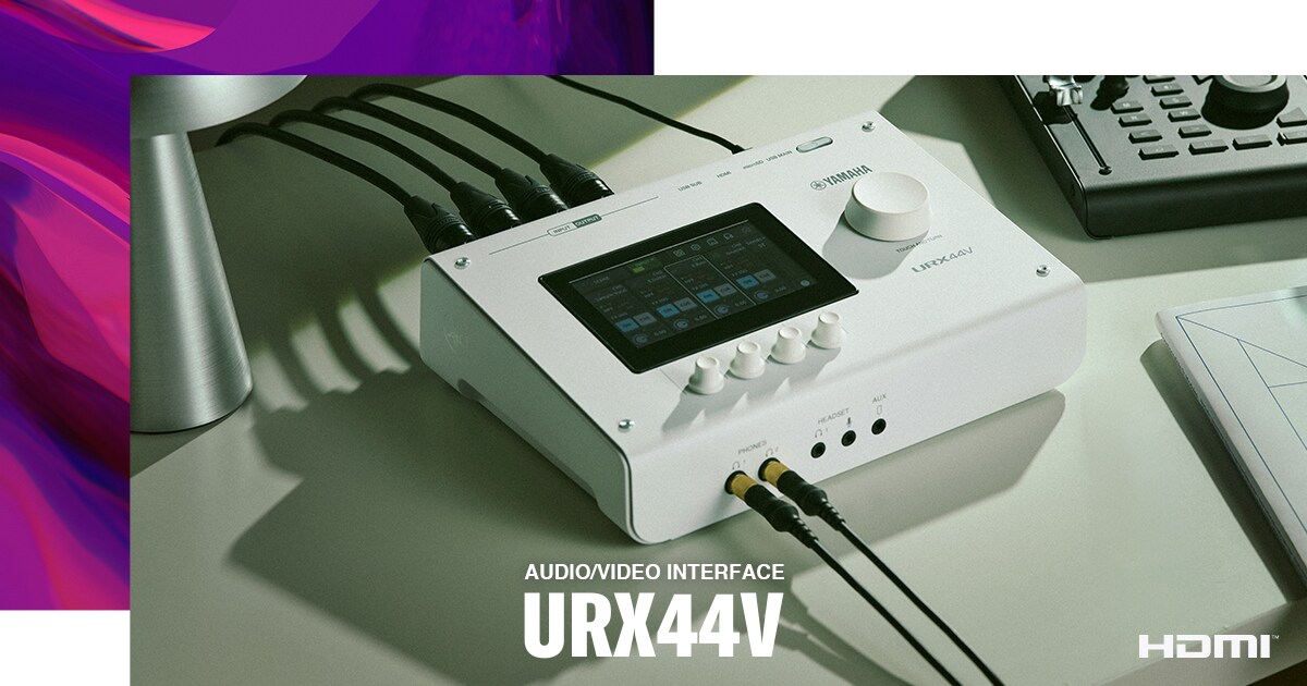 URX44V - Overview - URX Series - Interfaces - Products - Music